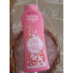 Gel douche fraise chantilly. 650 ml tulipan negro
