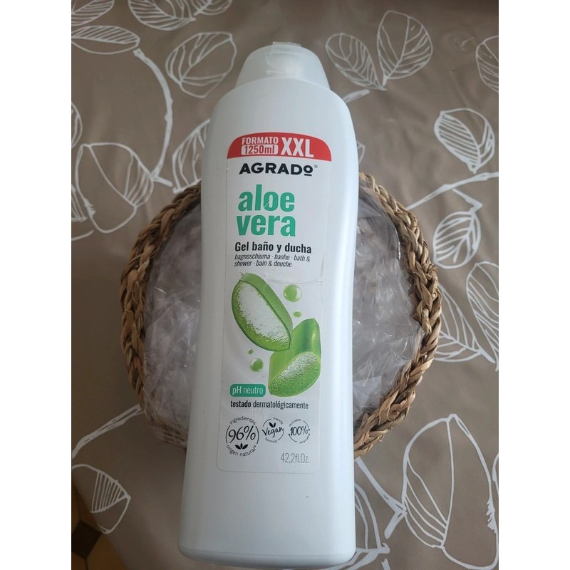 Gel douche aloé vera, 1250 ml Gel douche aloé vera, 1250 ml